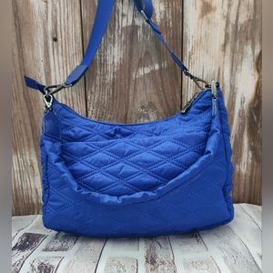 Bright Blue Quilted Convertible Hobo Baggallini Bag